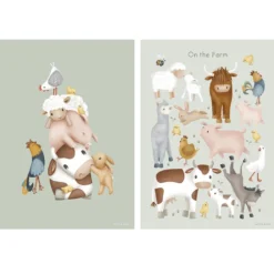 Poster - Multicolor - Size A3 - Little Farm