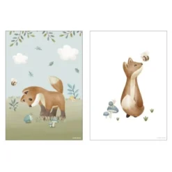 Poster - Size A3 - Forest Friends