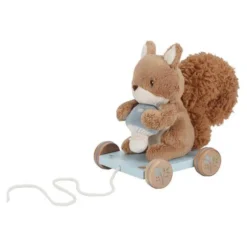 Pull Animal Squirrel - Blue - Forest Friends