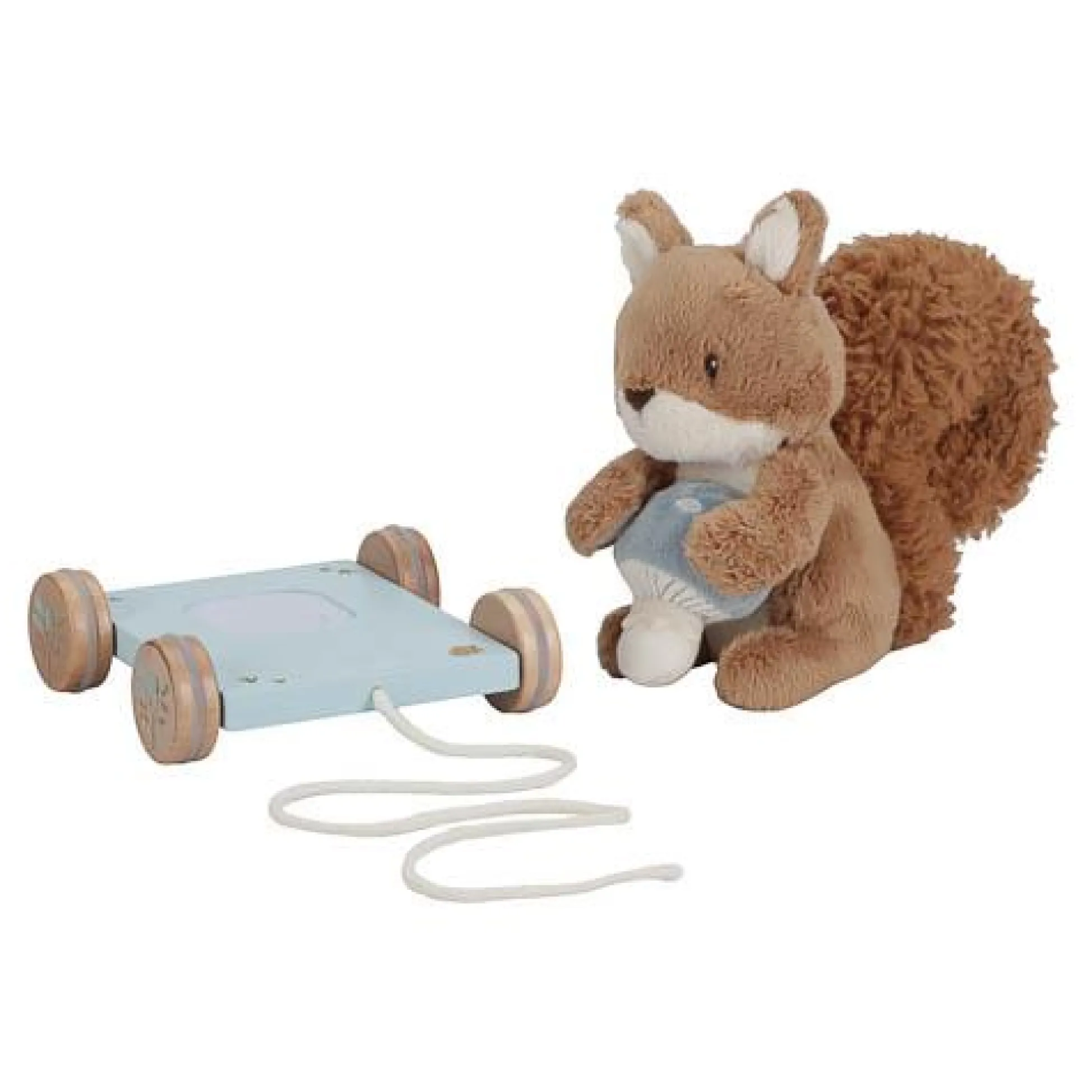 Pull Animal Squirrel - Blue - Forest Friends