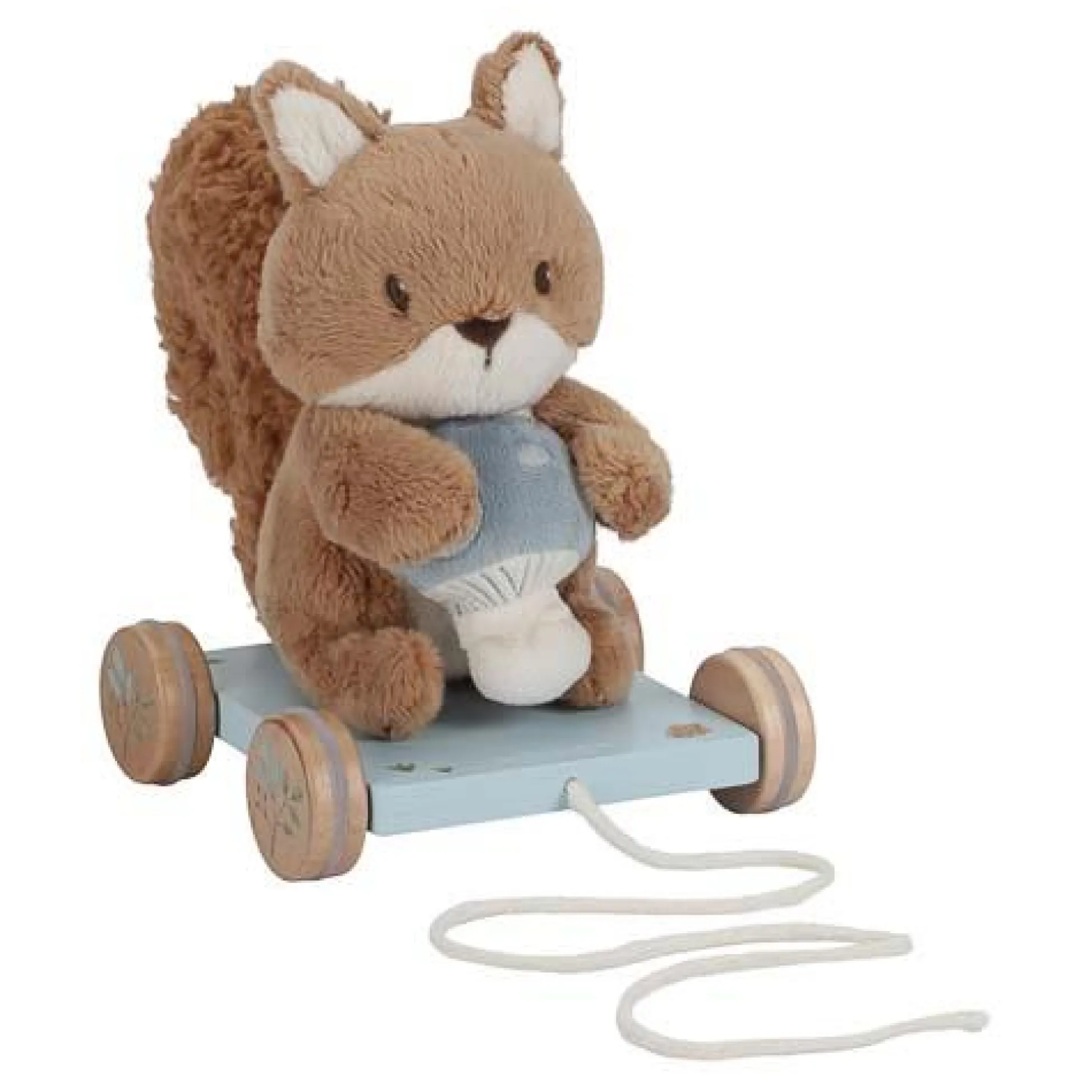 Pull Animal Squirrel - Blue - Forest Friends