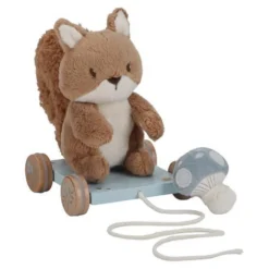 Pull Animal Squirrel - Blue - Forest Friends