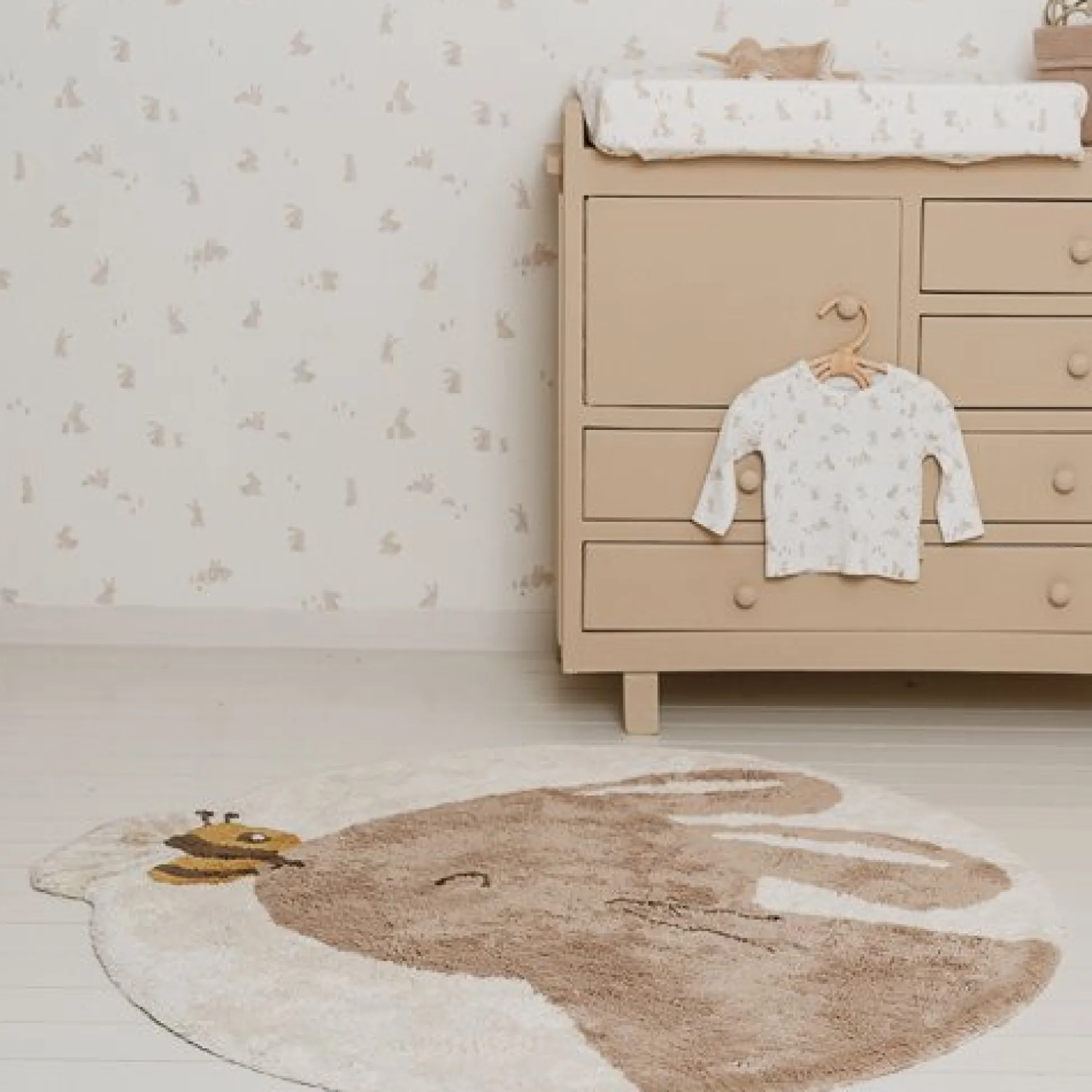 Rabbit rug - Beige