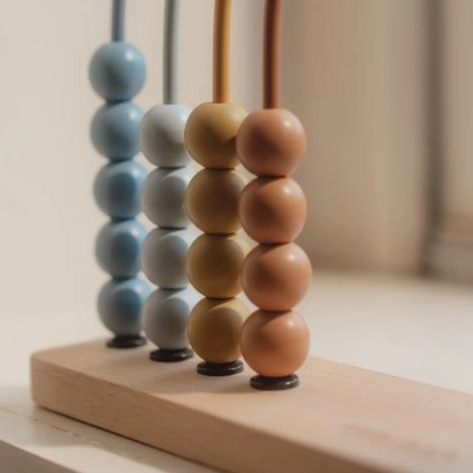 Rainbow abacus - Blue - Forest Friends