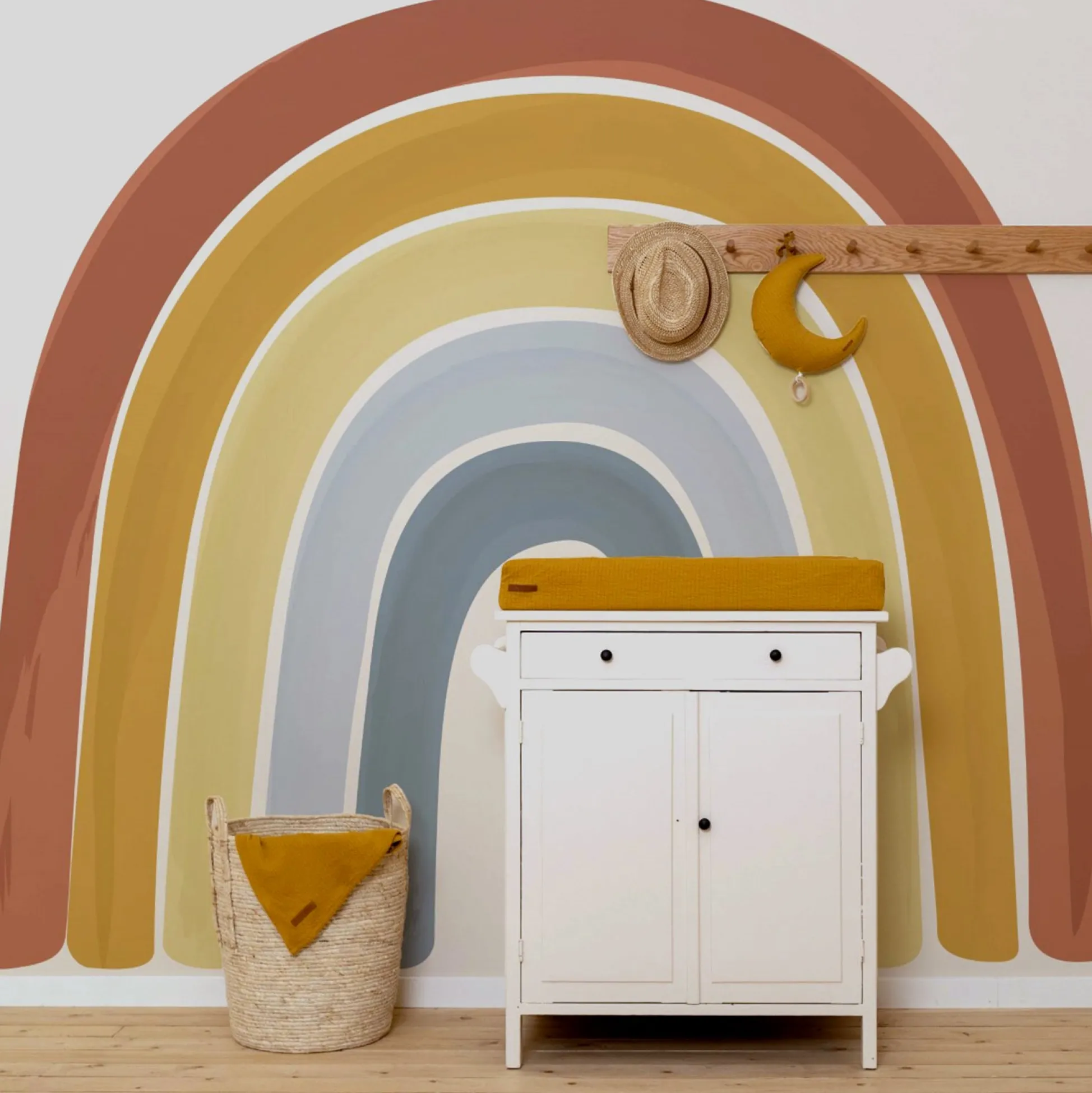 Rainbow Non-Woven Wallpaper - 300 x 280 cm