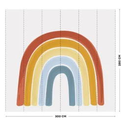 Rainbow Non-Woven Wallpaper - 300 x 280 cm