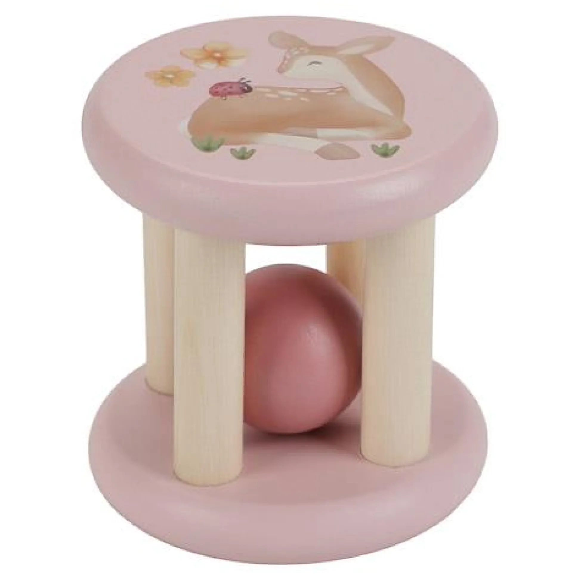 Rattle roller - Pink - Fairy Garden