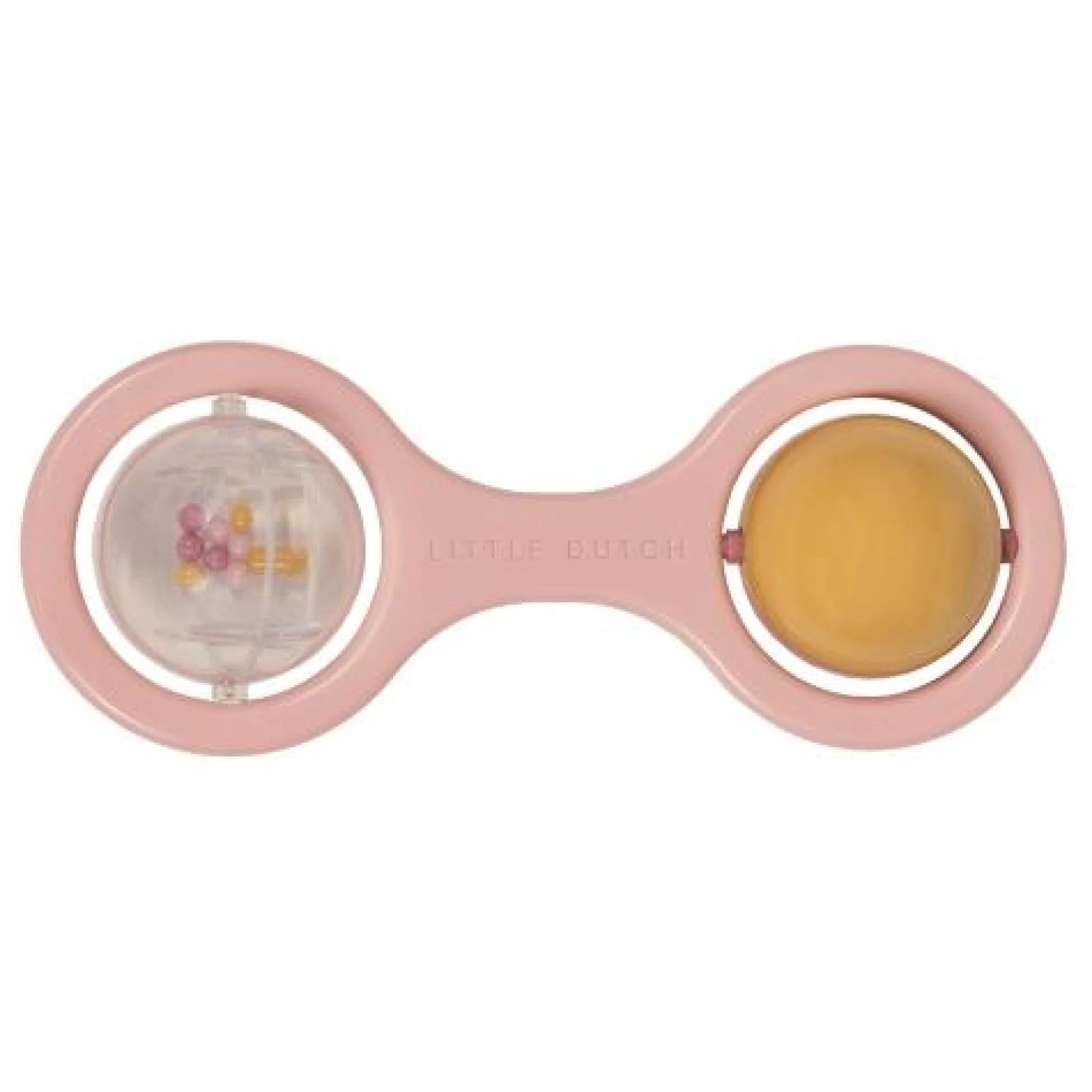 Rattle with balls - Pink - Essentials