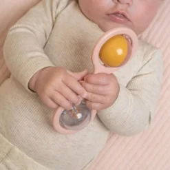 Rattle with balls - Pink - Essentials