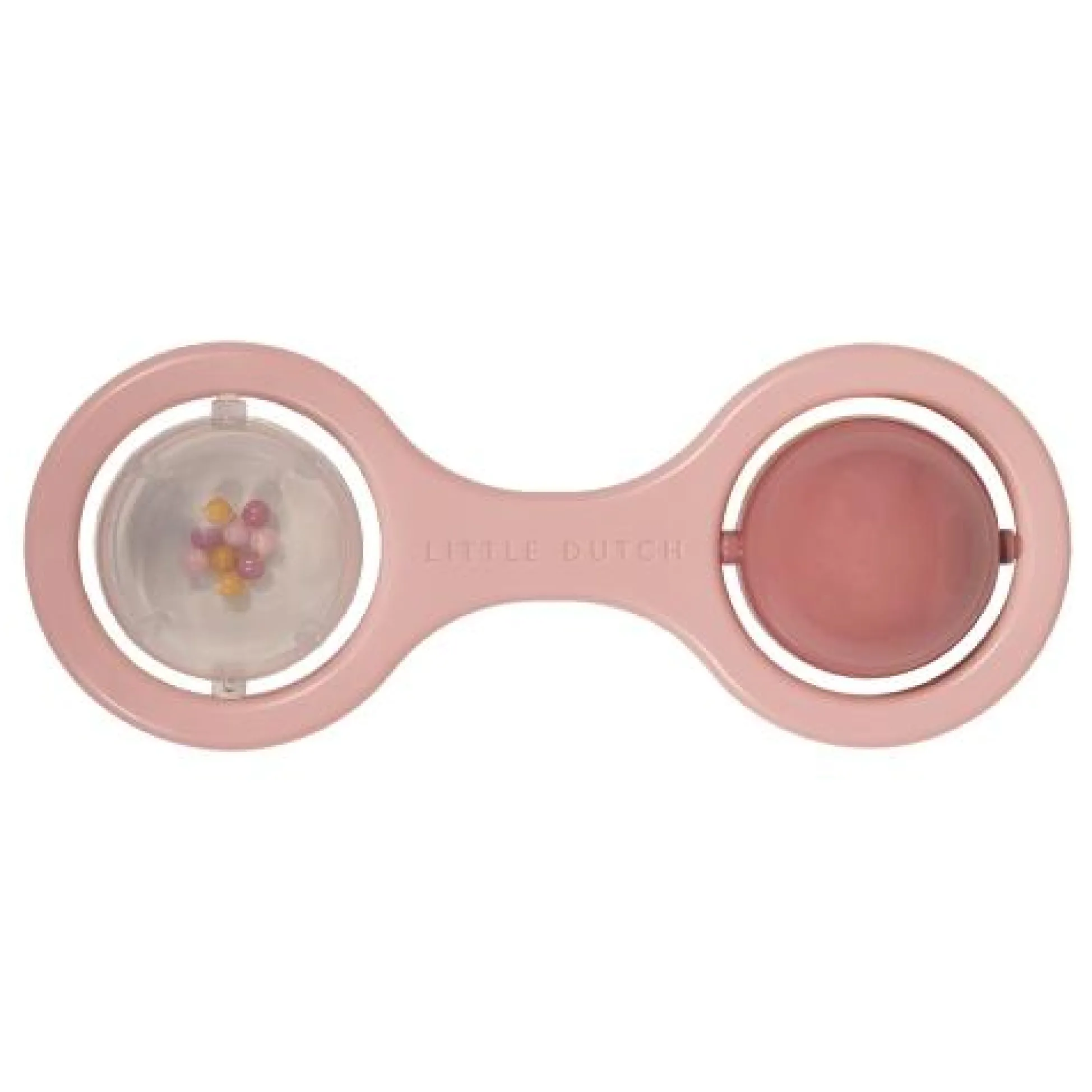 Rattle with balls - Pink - Essentials