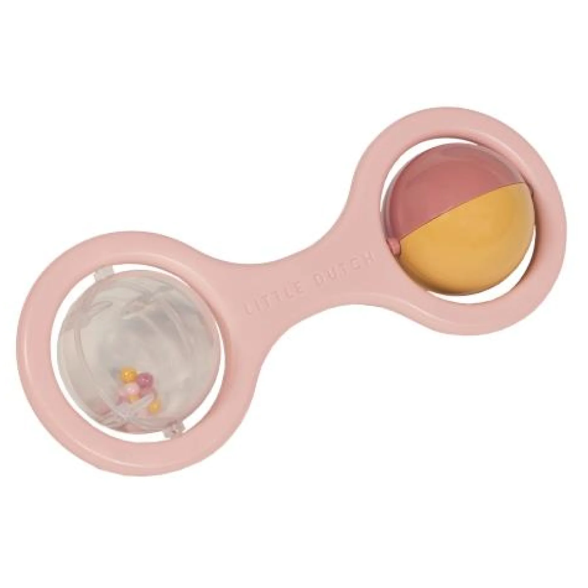 Rattle with balls - Pink - Essentials