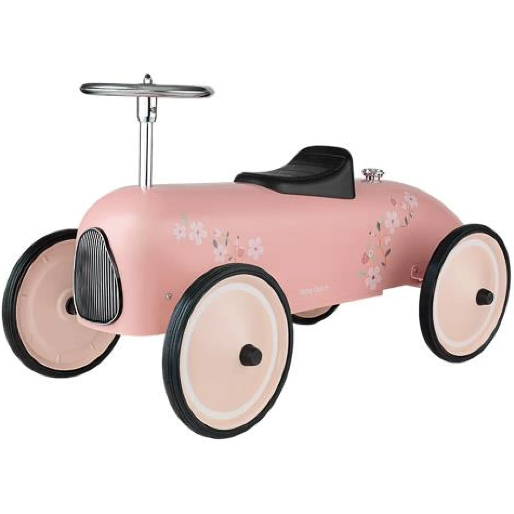 Retro ride-on car - Pink - Essentials
