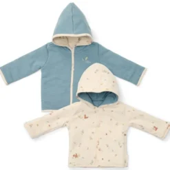 Reversible jacket - Blue - Forest Friends