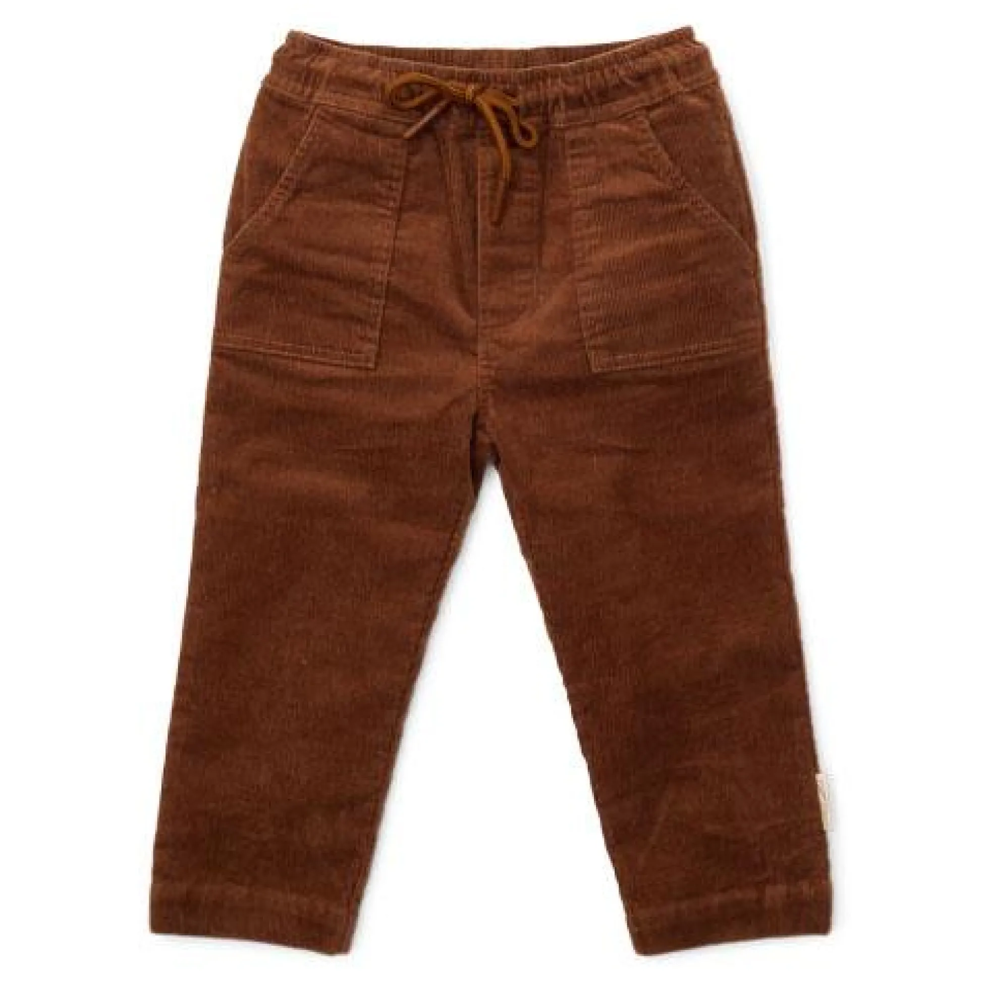 Ribbed Pants - Brown - Little Farm