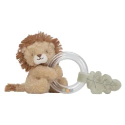 Ring Rattle Lion - Yellow