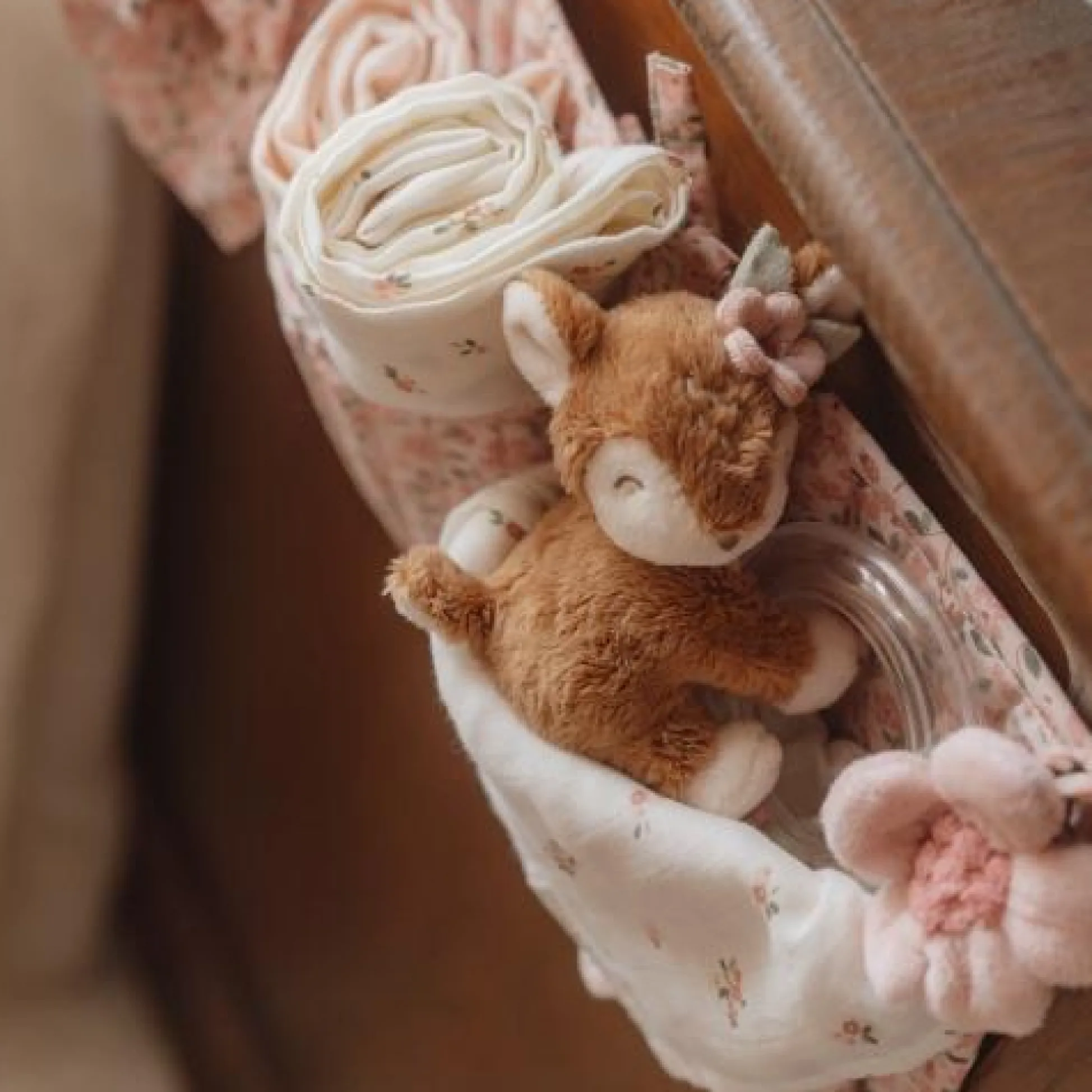 Ring Rattle - Pink - Fairy Garden