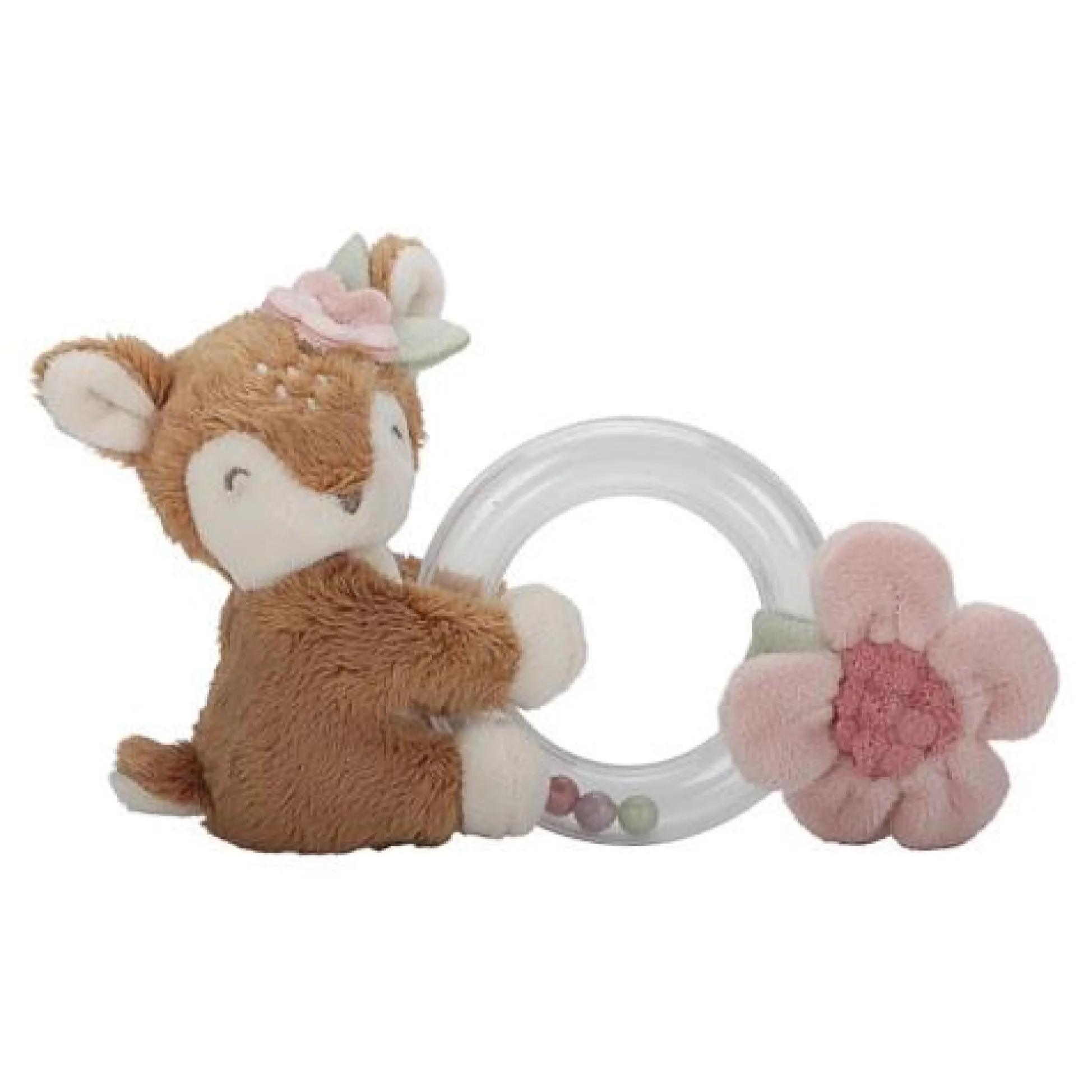 Ring Rattle - Pink - Fairy Garden