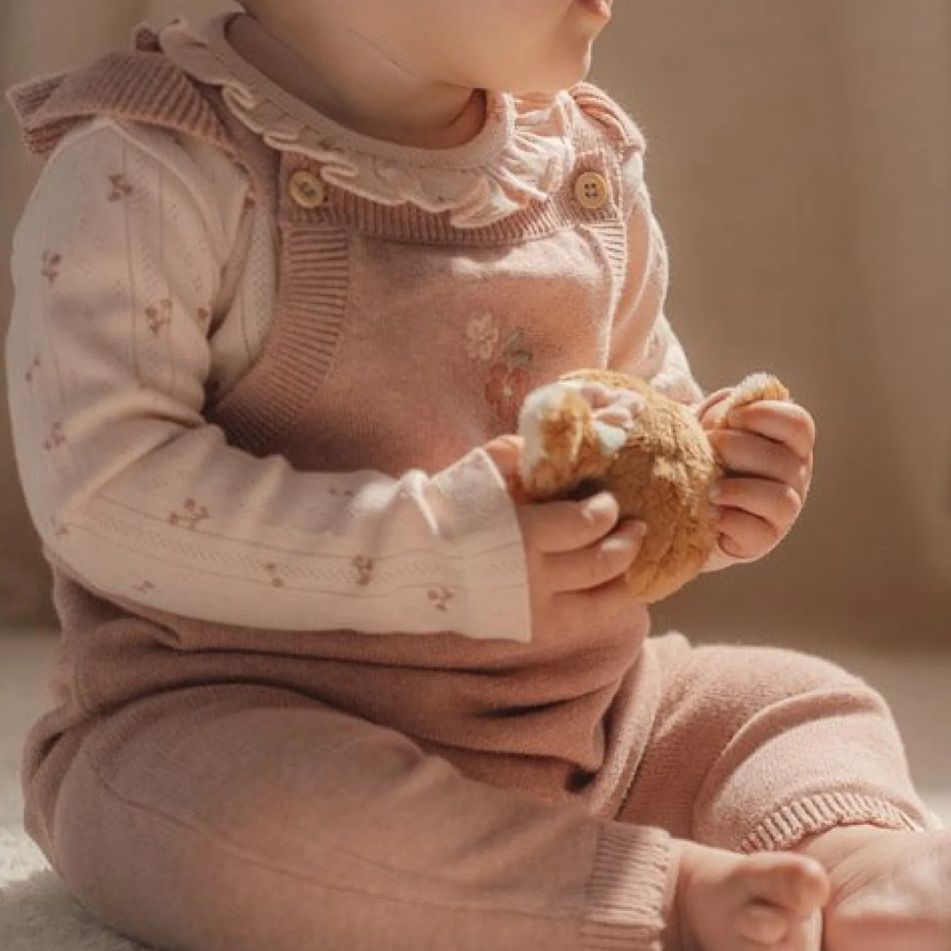 Romper long sleeve - Pink - Fairy Garden - Fairy Flowers