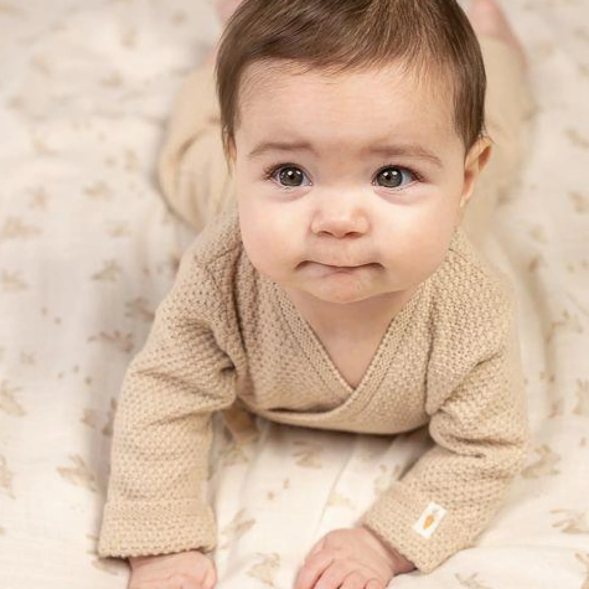 Romper - Sand - Newborn Naturals