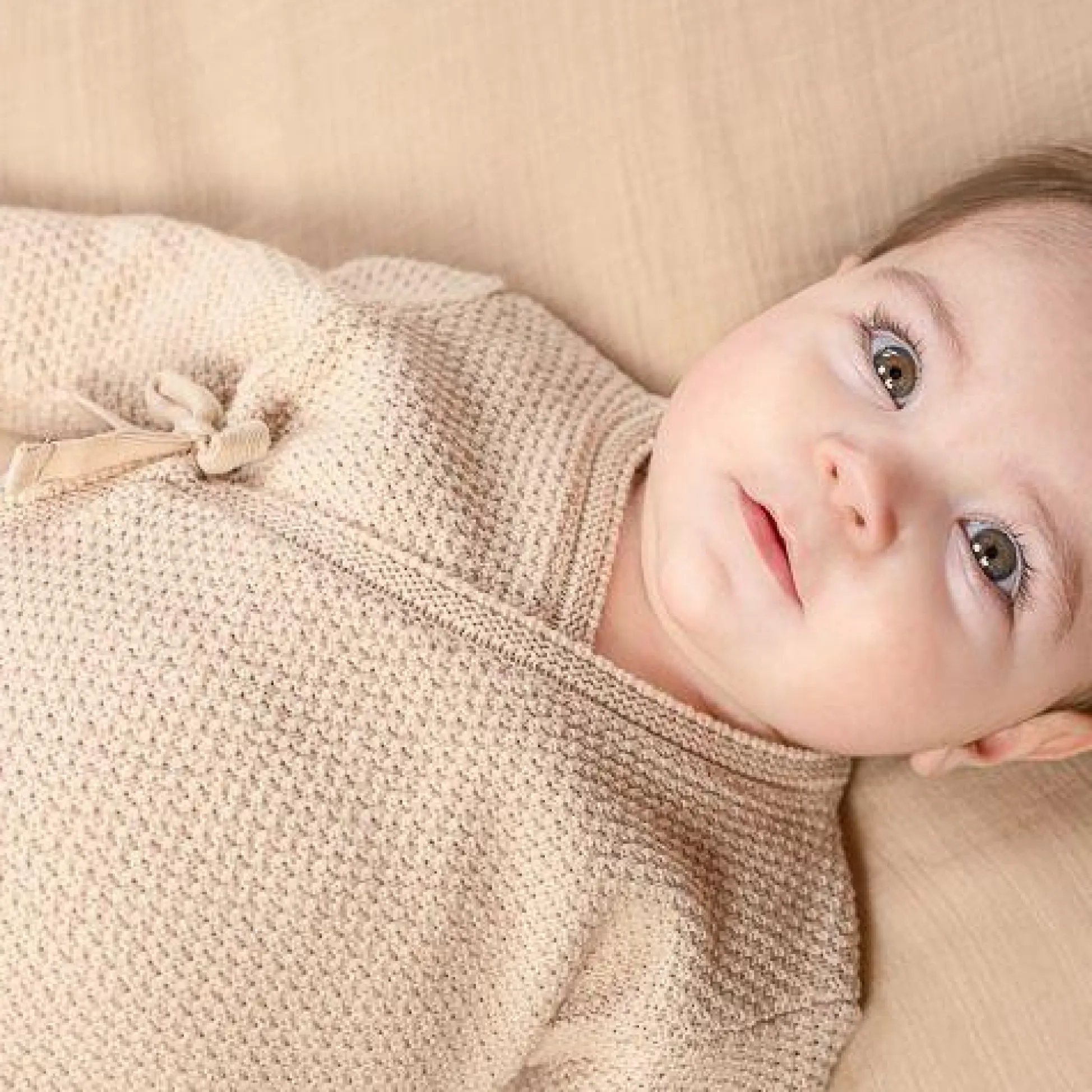 Romper - Sand - Newborn Naturals