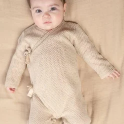Romper - Sand - Newborn Naturals