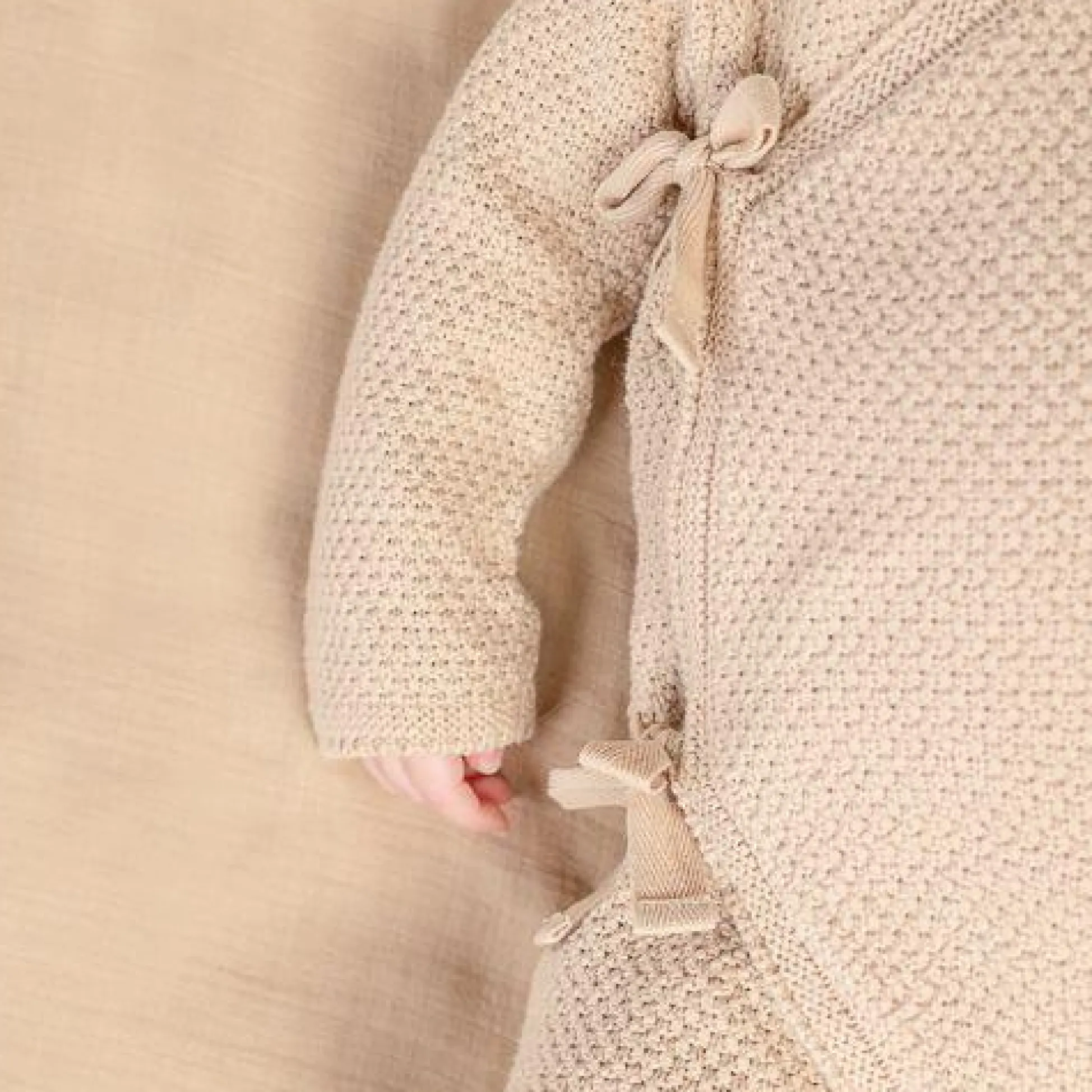 Romper - Sand - Newborn Naturals