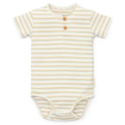 Romper short sleeve - Multicolored - Little Farm - Stripe