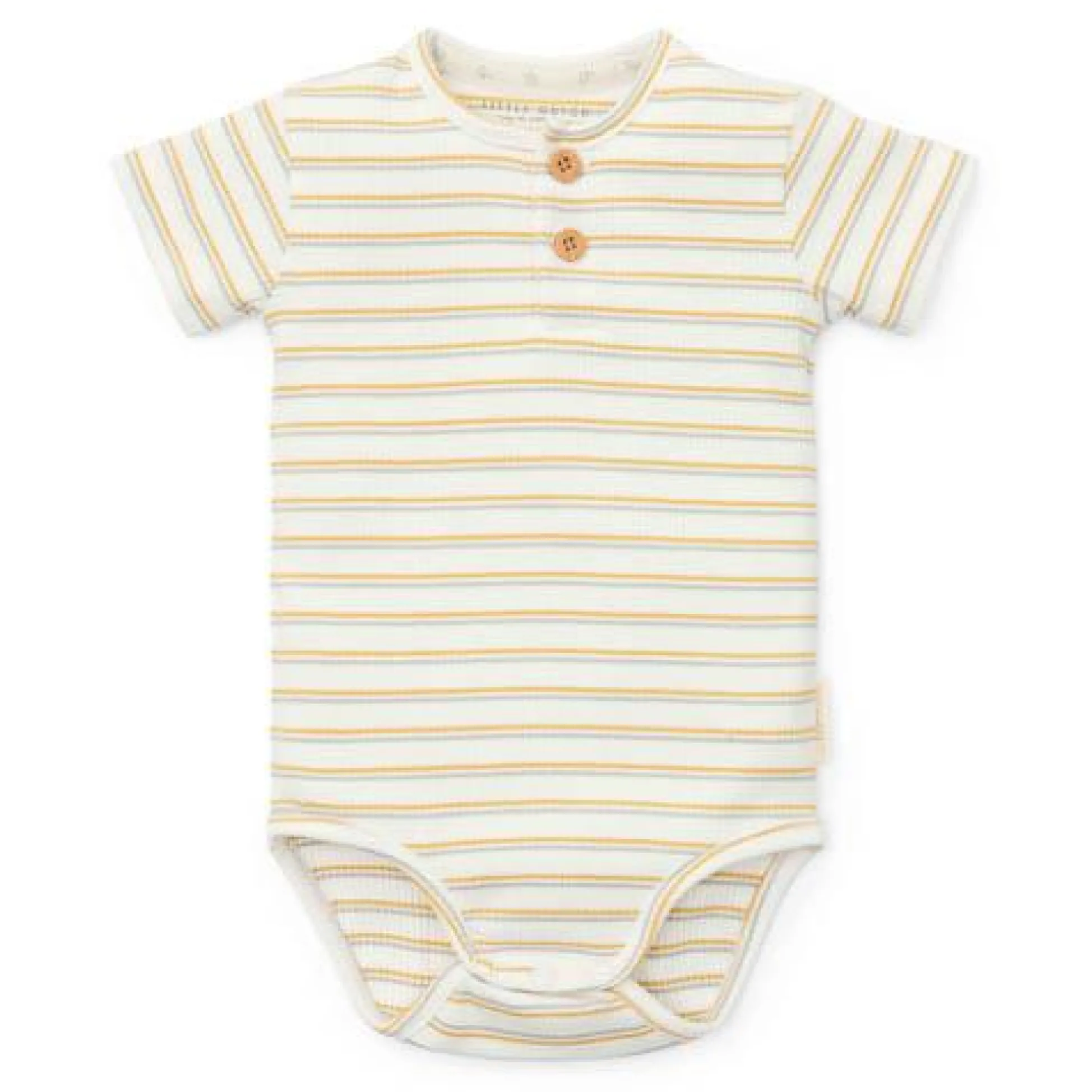 Romper short sleeve - Multicolored - Little Farm - Stripe
