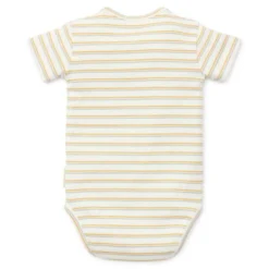 Romper short sleeve - Multicolored - Little Farm - Stripe