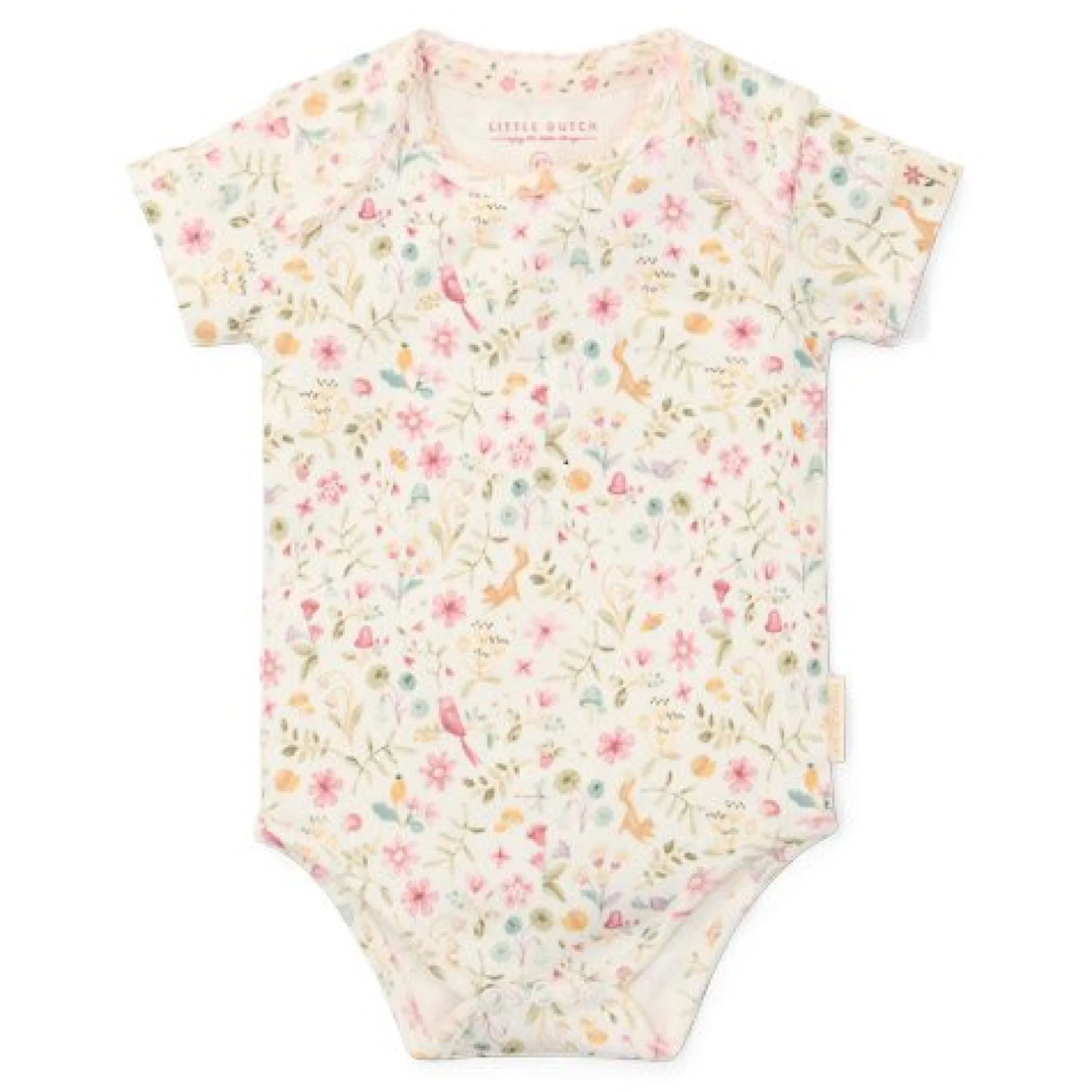 Romper short sleeve - White - Fairy Garden