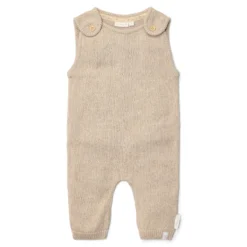 Rompersuit - Knitted - Beige - Newborn Naturals