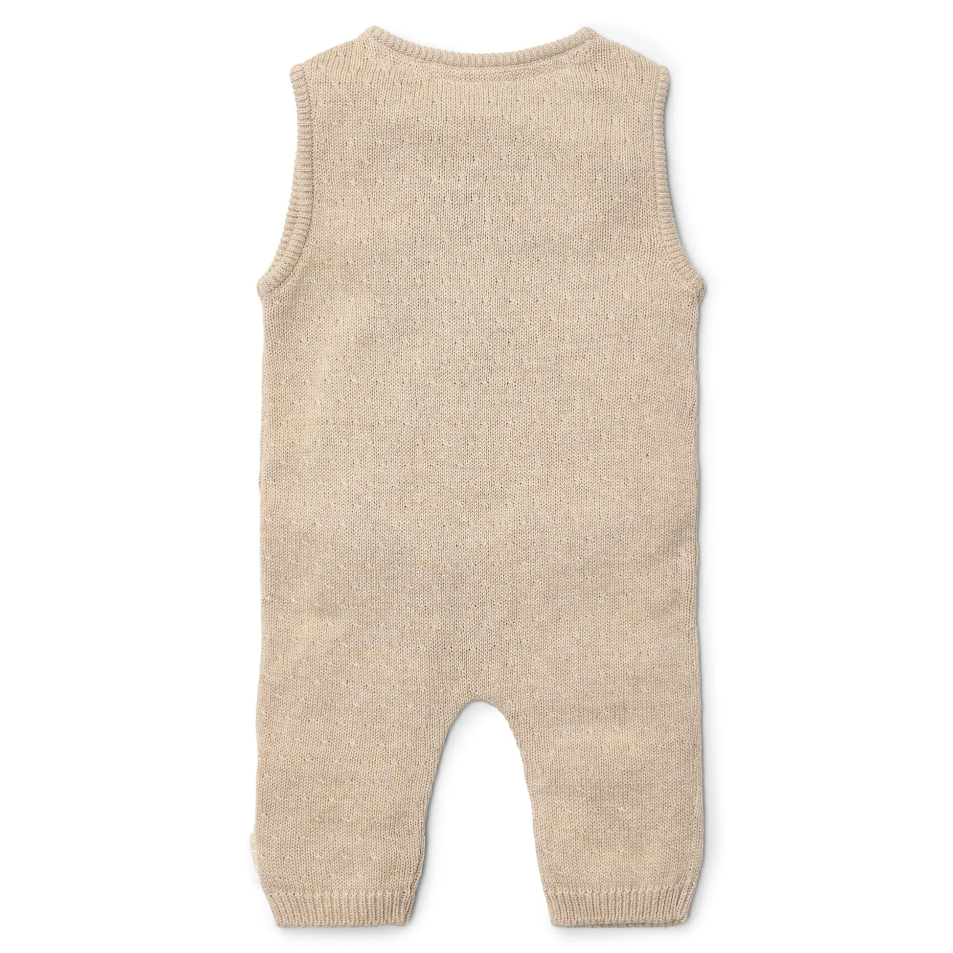 Rompersuit - Knitted - Beige - Newborn Naturals