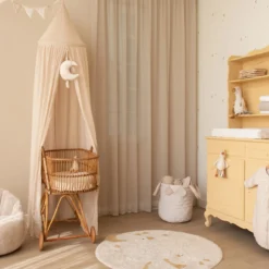 Rug round - White - Newborn Naturals - Little Goose