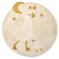 Rug round - White - Newborn Naturals - Little Goose