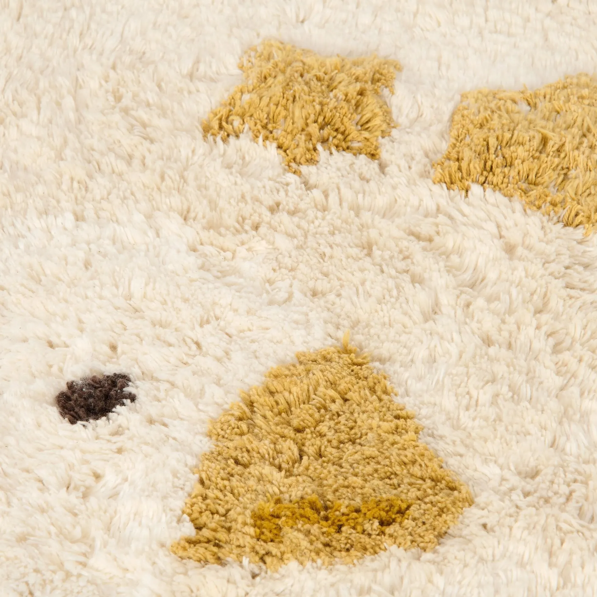 Rug round - White - Newborn Naturals - Little Goose