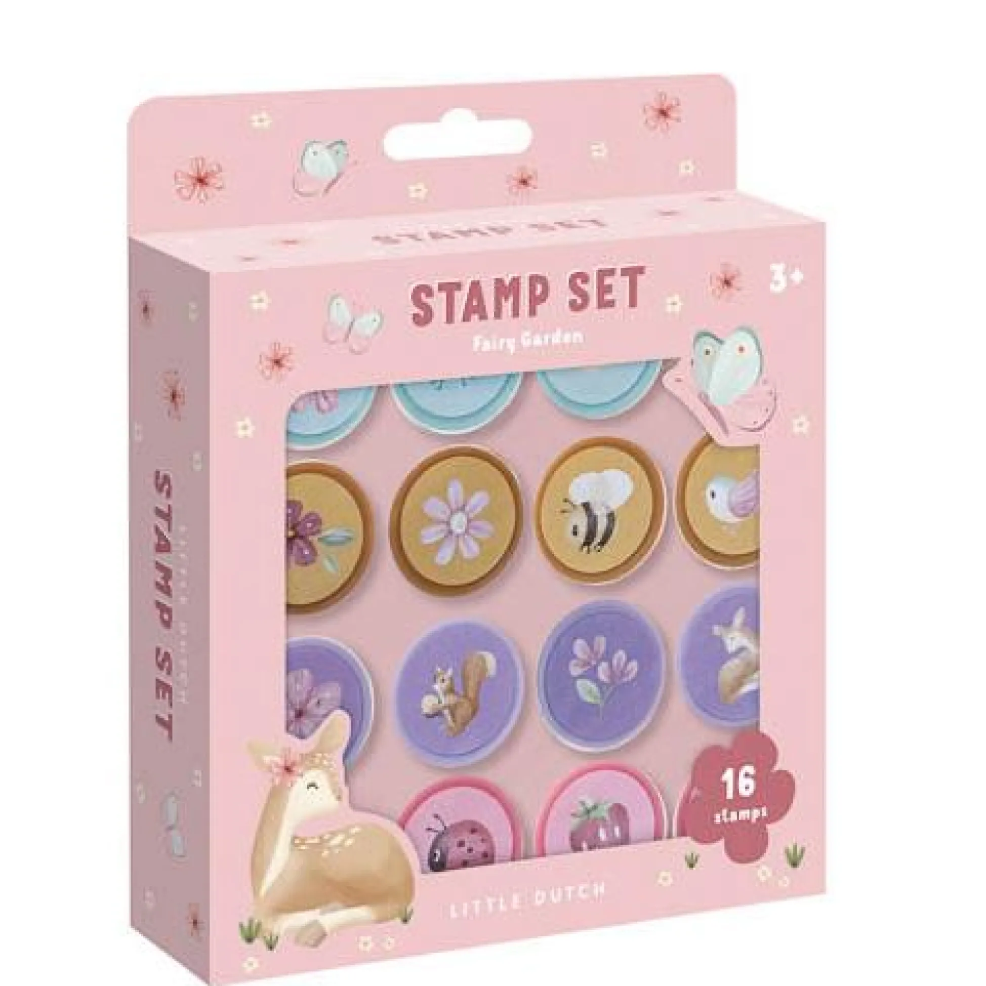 Self Inking Stamps - Pink - Fairy Garden