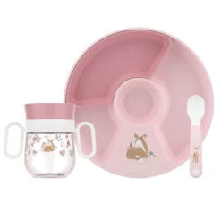 Set Baby Tableware 3-Piece Fairy Garden