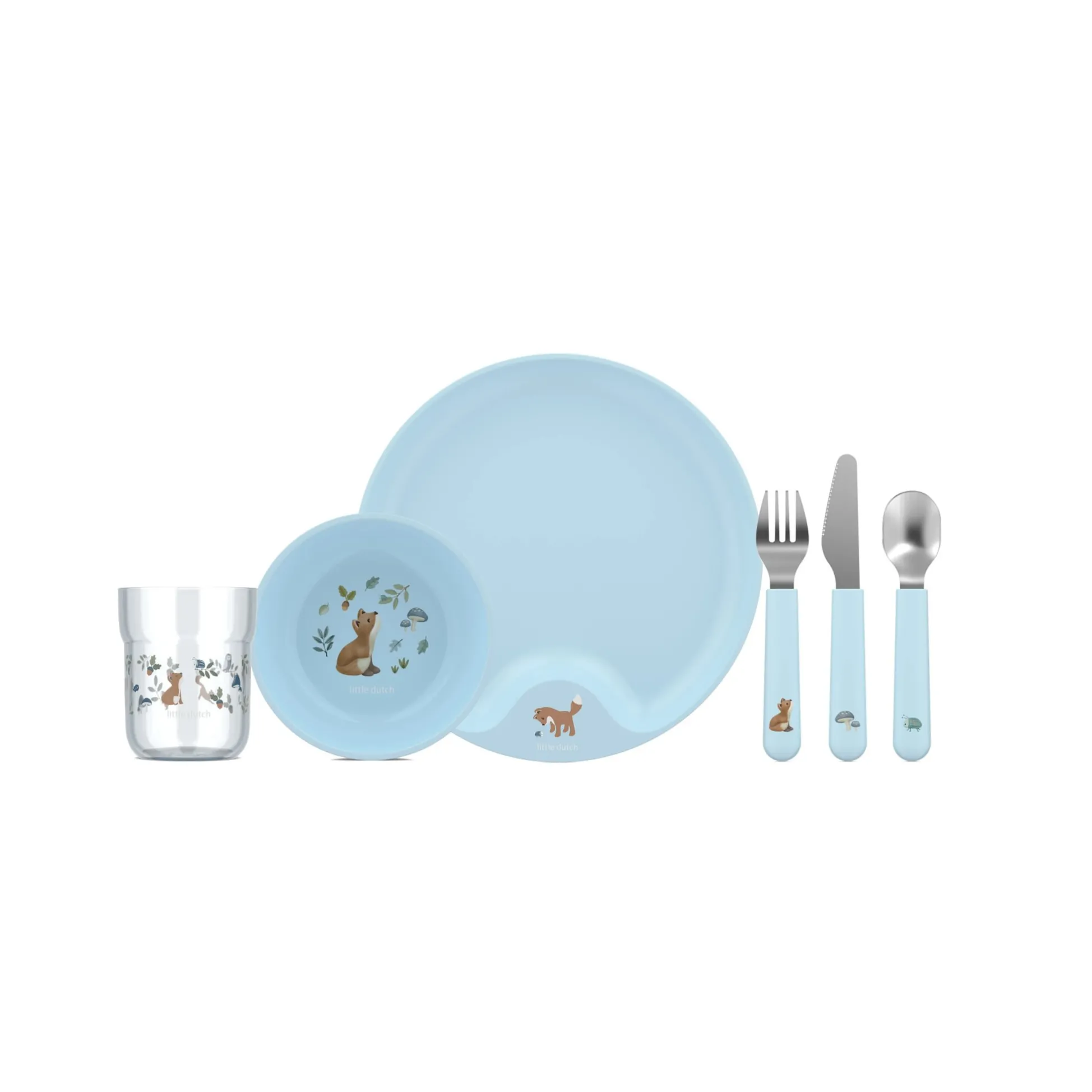 Set Children's Dinnerware Mio 6-Piece - Forest Friends