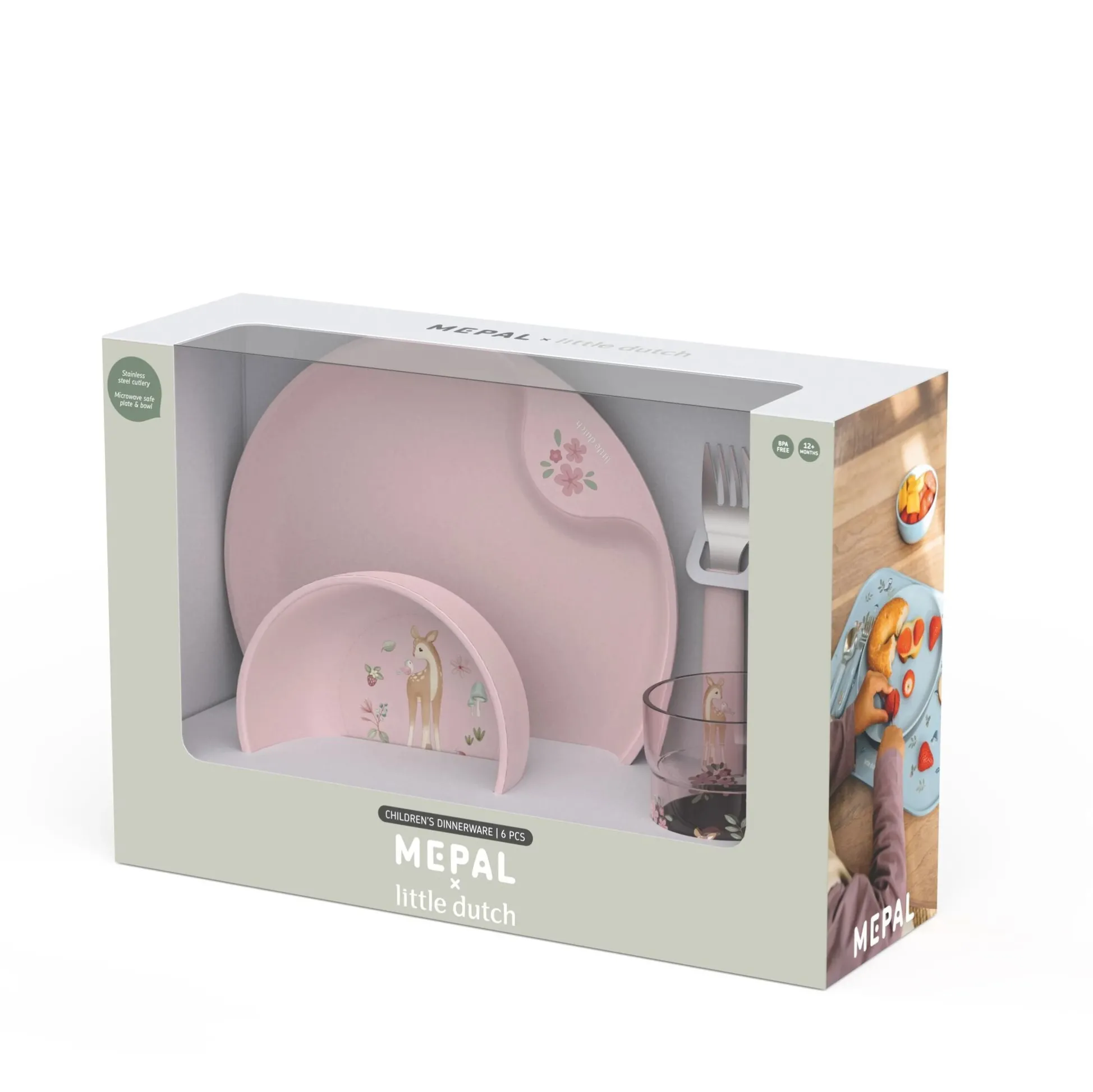 Set Children's Tableware 6-Piece Fairy Garden
