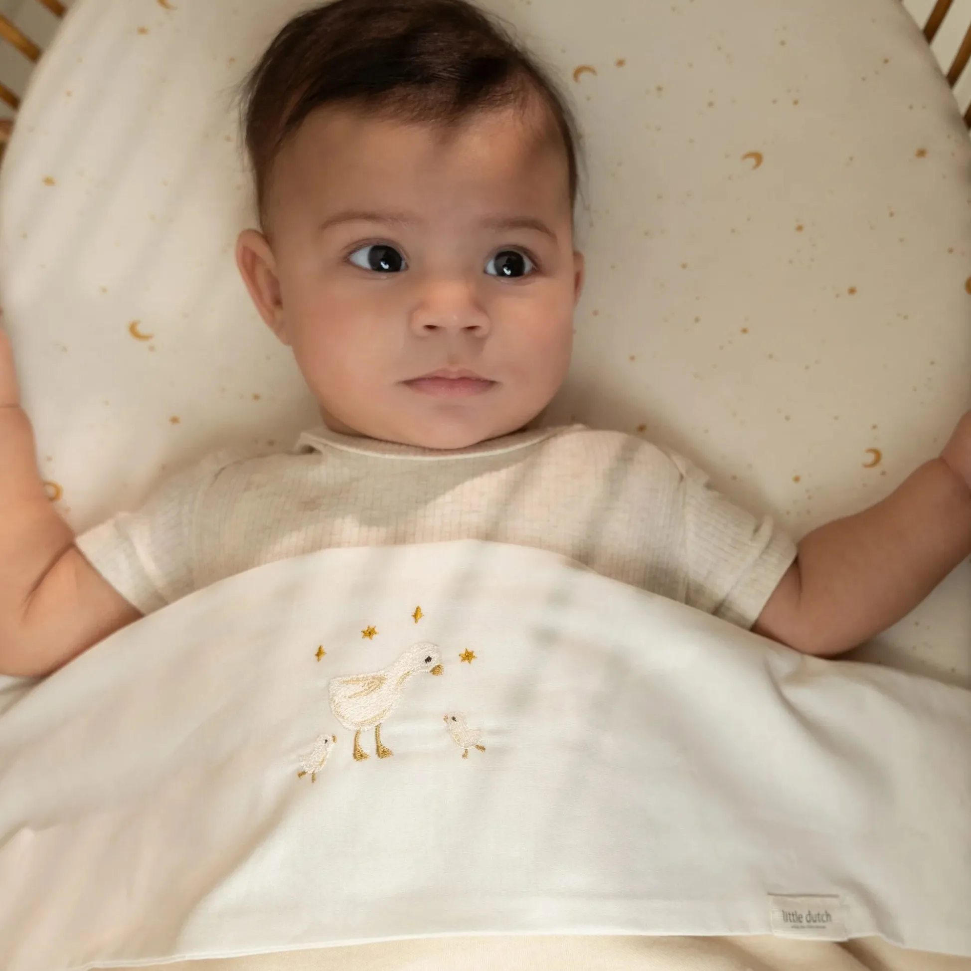 Sheet - White - Newborn Naturals - Little Goose