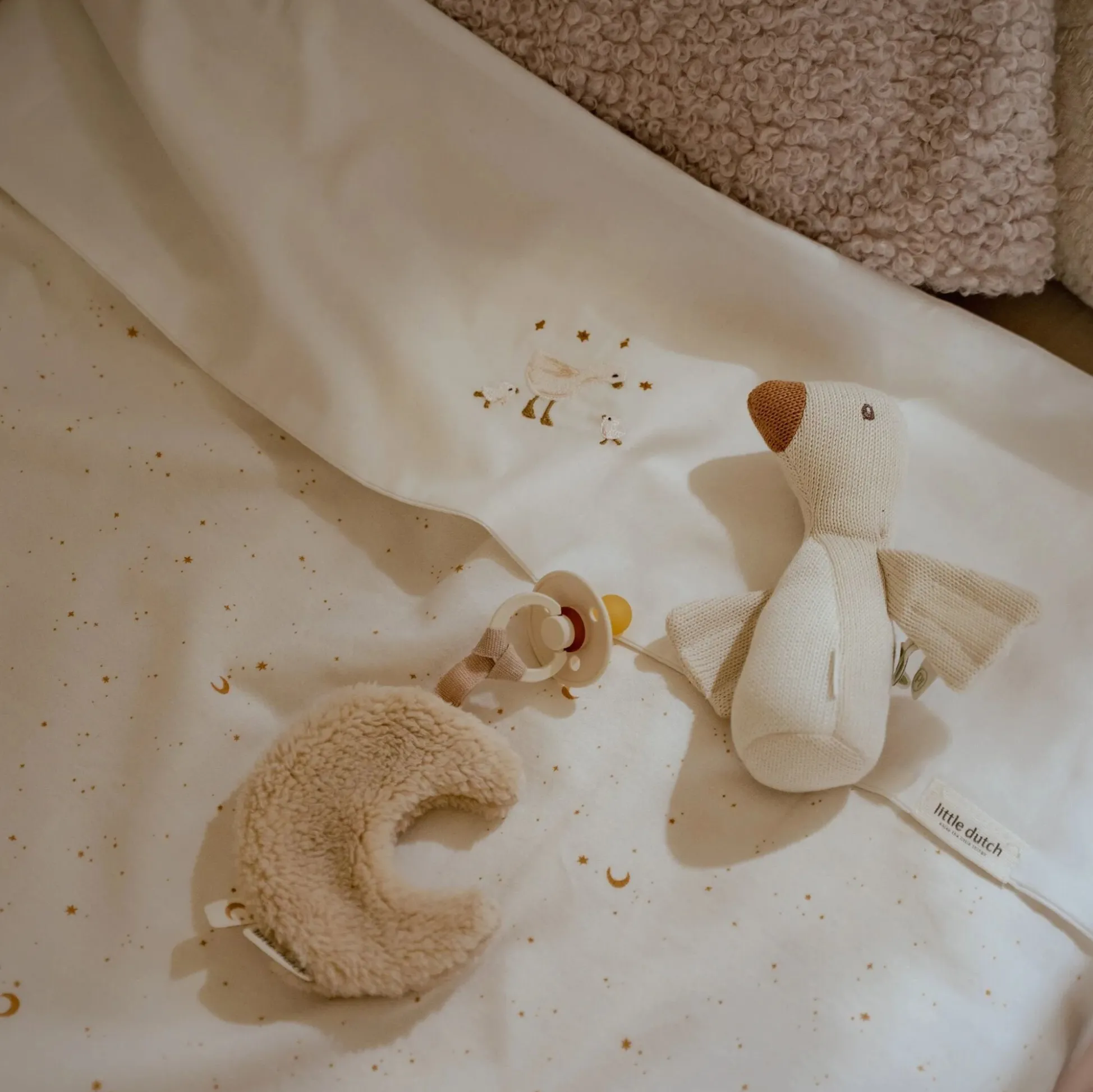 Sheet - White - Newborn Naturals - Little Goose