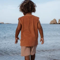 Shirt and shorts set - Brown
