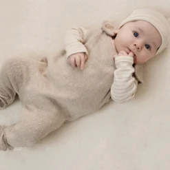 Shirt long sleeve - Beige - Newborn Naturals - Stripe
