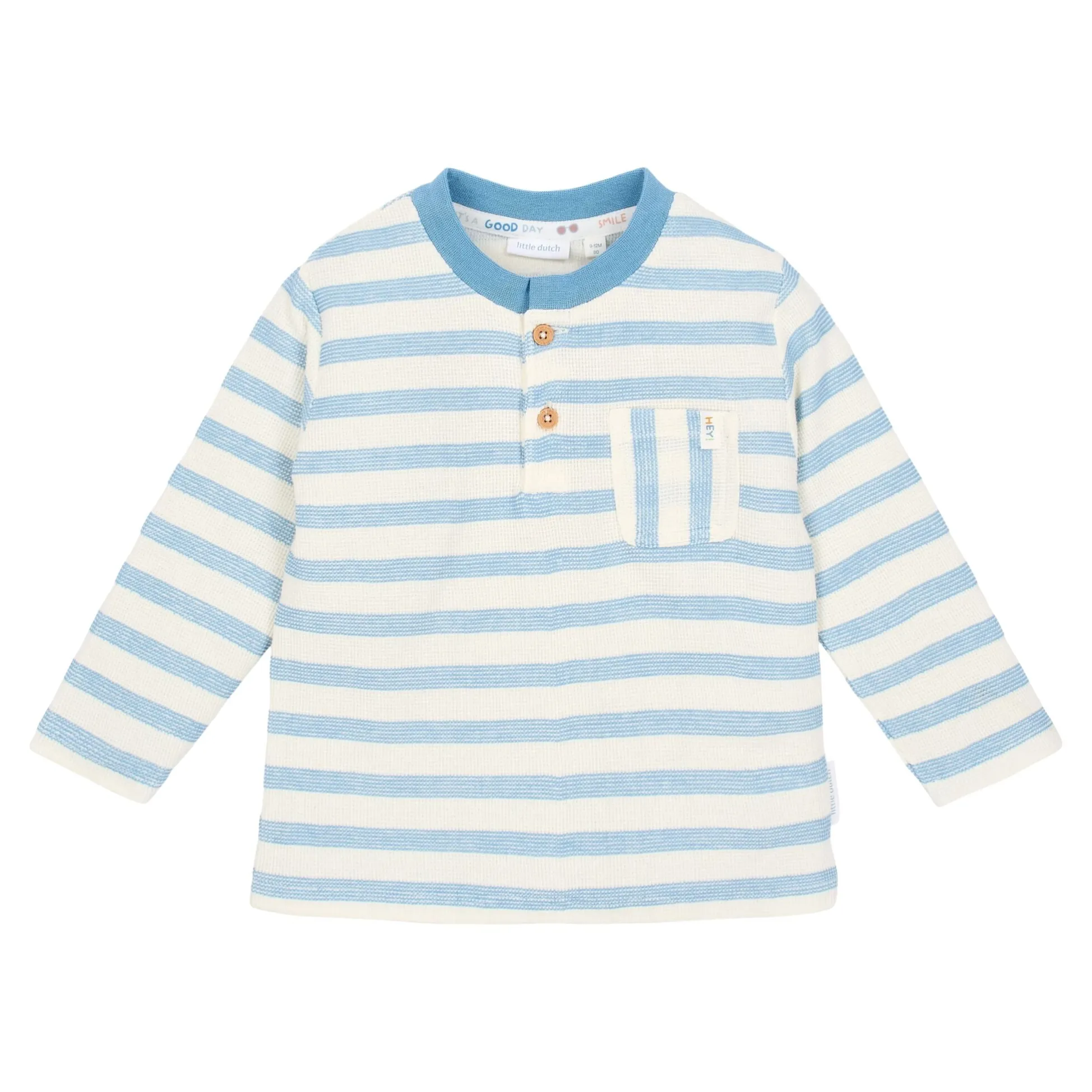 Shirt long sleeve - Blue - Steel Blue Stripe