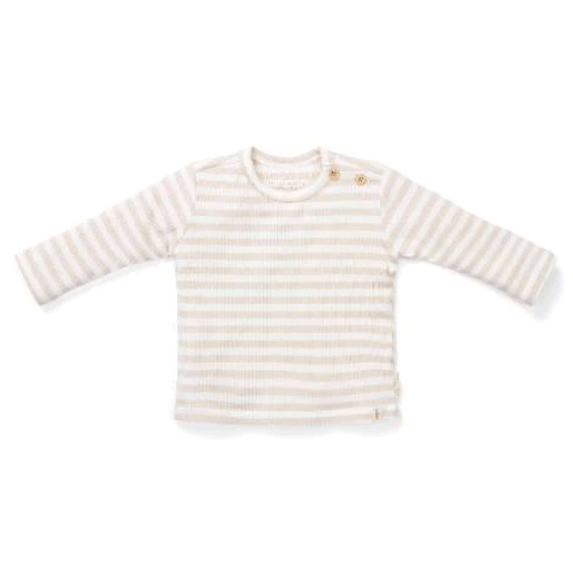 Shirt Long Sleeve - Sand - Newborn Naturals