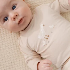 Shirt long sleeve - Sand - Newborn Naturals - Little Goose