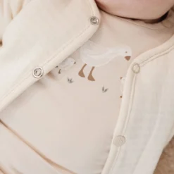 Shirt long sleeve - Sand - Newborn Naturals - Little Goose