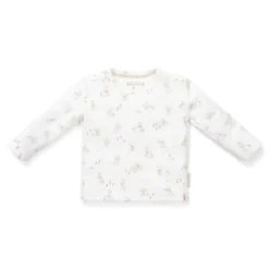 Shirt long sleeve - White - Newborn Naturals - Baby Bunny