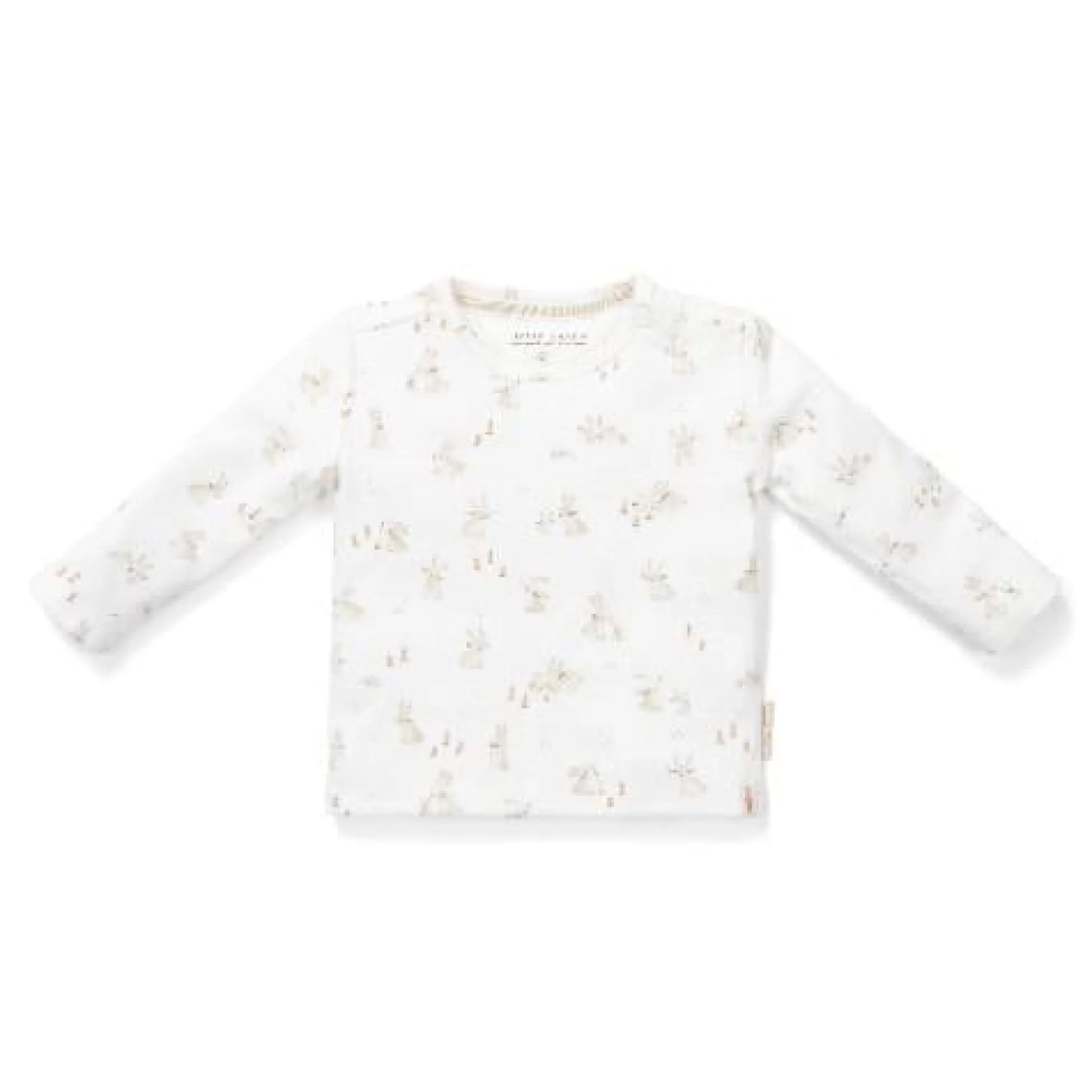 Shirt long sleeve - White - Newborn Naturals - Baby Bunny