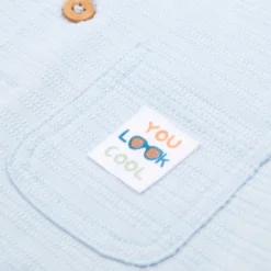 Shirt short sleeve - Blue